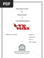 Download Financial Analysis of Verka by akashbrar0612 SN158460463 doc pdf