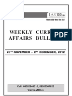 Weekly 26th Novembe to 2nd December 2012 IAS