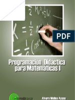 Alvaro Molina Ayuso-Programacion Didactica Para Matematicas I