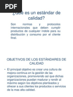 Estandares de Calidad