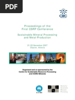 CSRP07 Proceedings