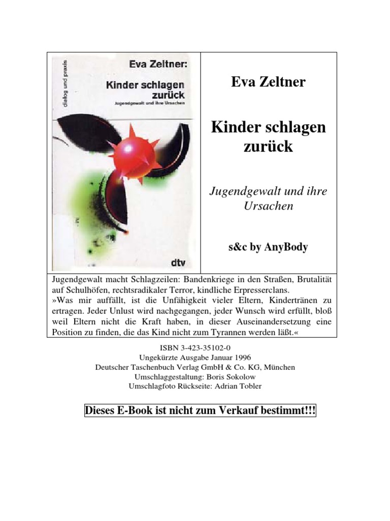 Zeltner Eva Kinder Schlagen Zuruck