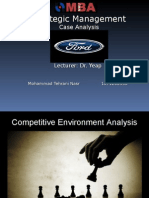 Ford 'S Competitors Analysis