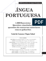 1000 TESTES DE PORTUGUÊS COM GABARITO