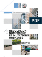 programme colloque révolution numérique et mutations urbaines - futur en seine