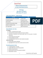 Rel Infra Fund- Product Note