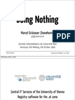 Doing Nothing: Marcel Grünauer (Hanekomu)