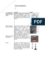 Cristalería y Equipo de Laboratorio