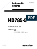 Manual operacion y mantencion HD785-5 (español)