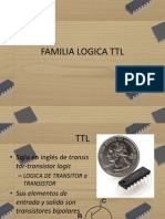 Familia lógica TTL y CMOS