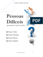 E-Book Pessoas Difíceis Aprendendo A Lidar Com Elas