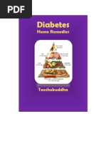 Diabeties - Home Remedies