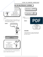 Problemas de Multiplicar y Dividir