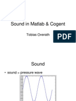 Matlab & Cogent Sound Generation & Manipulation