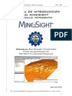 Manual Introducción MineSight - Topografia