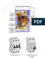 LLAVE TERMOMAGNÉTICA                INTERRUPTOR DIFERENCIAL