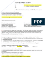 Exercícios Sobre Simbolismo Com Gabarito