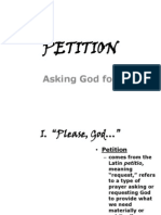 Prayer of Petition - Religion Powerpoint