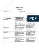 Job Hazard Analysis: How People Get Hurt What Causes Them To Get Hurt? What Safe Practices or PPE Are Needed?