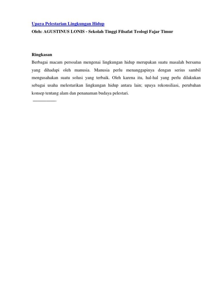 Contoh Esai Panjang - Simak Gambar Berikut