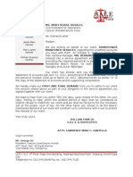 Demand Letter With Letterhead