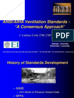 ANSI/AIHA Ventilation Standards - " A Consensus Approach