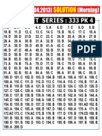 CGL Tier 22/1/2013 Solutions