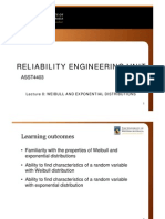 Weibull and Exponential Distributions