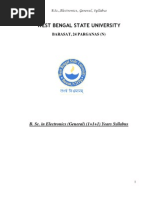 Syllabus for Bsc General