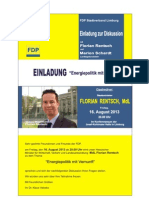 Einladung Florian Rentsch