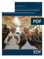 The Northern Alliance Prepares For Afghan Elections in 2014