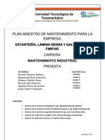 37179407 Ejemplo de Plan Maestro de Mantenimiento