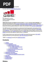 GSM (Global System For Mobile Communications, Originally Groupe Spécial Mobile), Is A