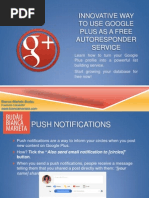 Using Google Plus As A Free Autoresponder Service