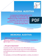 Memoria Auditiva