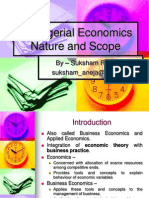 Nature & Scope of Managerial Economics