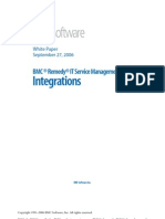 BMC Remedy IT Service Management 7.0 Integrations