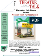 Playmakers Civic Theatre: A Season Ticket Purchase Special