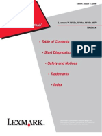 Lexmark X642, X644e, X646e Service Manual