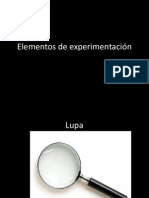 Elementos de Experimentación