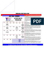 June 2009 Volunteer Calendar