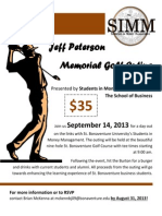 Jeff Peterson Memorial Golf Outing