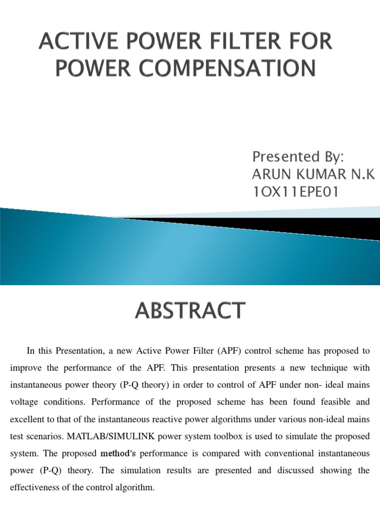 Enhanced Control of Active Power Filters | PDF | Power Inverter | Ac Power