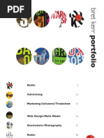 Download Bret Kerr  graphic design portfolio  2009  smaller file size by Bret Kerr SN15870055 doc pdf