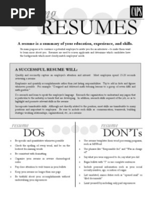 Resume