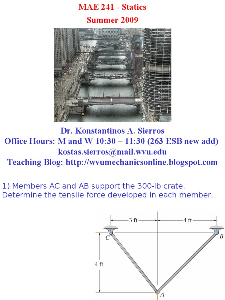 Engineering Statics Essentials | PDF