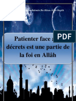 Patienter Face Aux Decrets Divins Est Une Partie de La Foi PDF