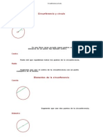 Circunferencia y Círculo