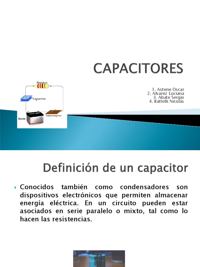 Capacitor Es | PDF | Condensador | Cantidad