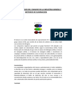 Fabricacion y Usos Del Cianuro en La Industria Minera y Metodos de Eliminacion